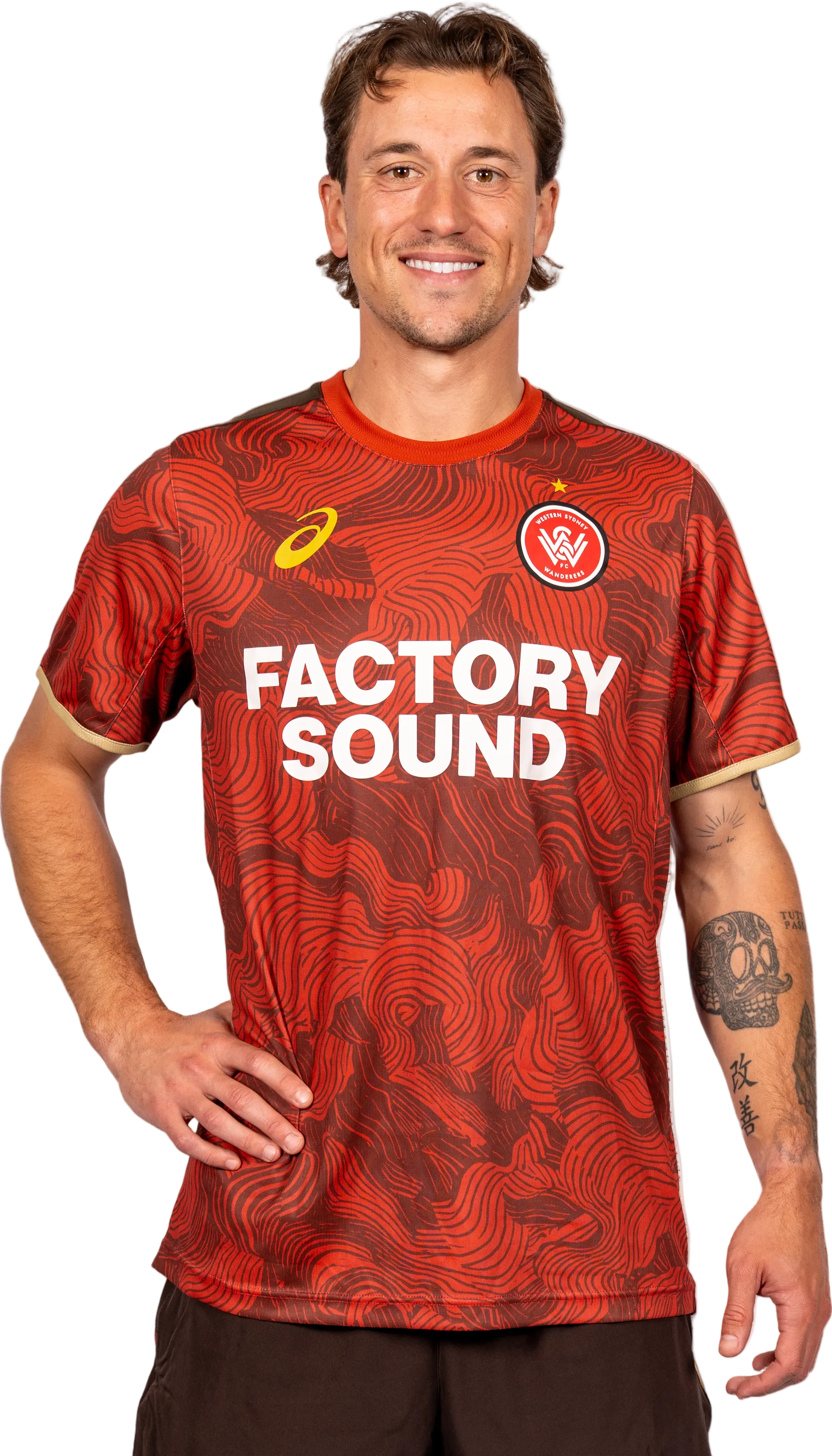 Western Sydney Wanderers ASICS Men's Warm Up Shirt | Buy Now at