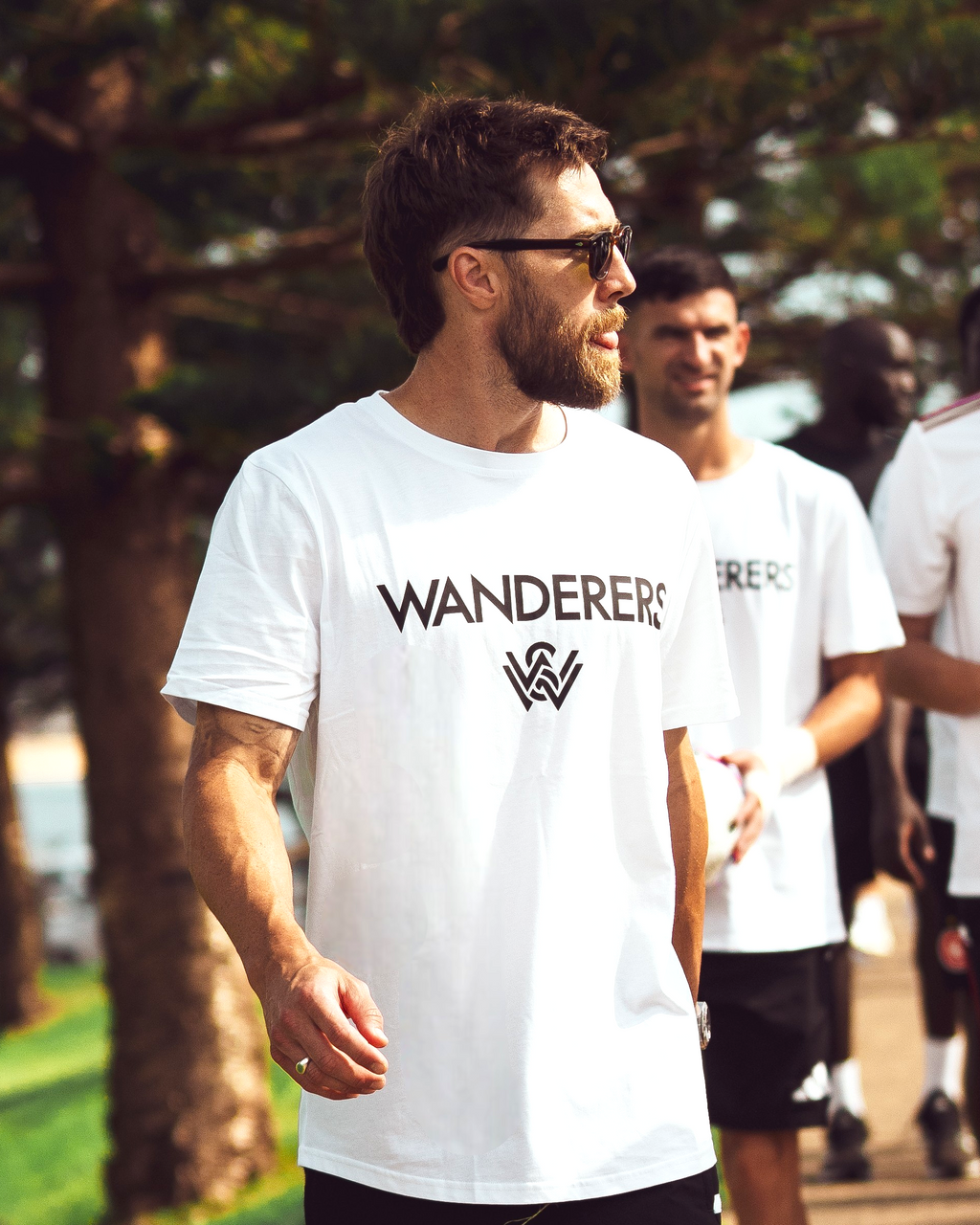 WSW White Monogram T-Shirt
