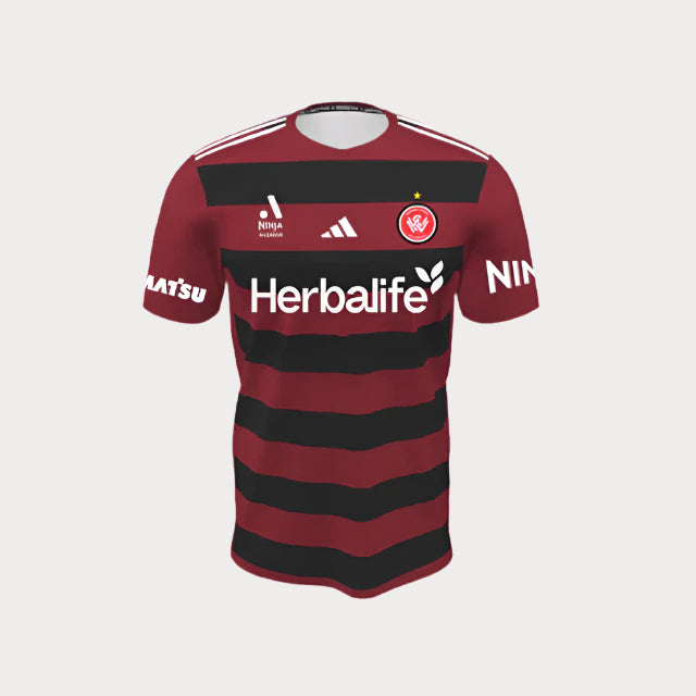 Western Sydney Wanderers official match kits | 2024/25 home, away, and ...